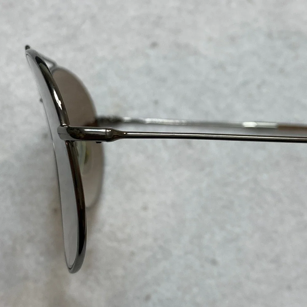 Ray-Ban RB R0101S Aviator Reverse Sunglasses Gunmetal Brown Gradient 62mm